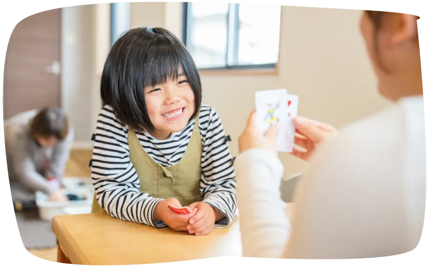 言語聴覚士による支援の様子
