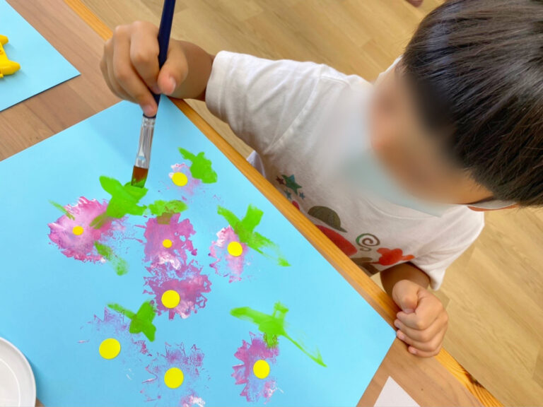 僕たち、秋の壁面を作ったよ！