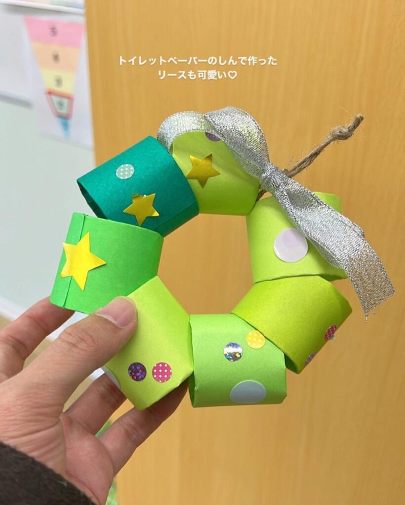 手作りXmasリース&ミニツリー